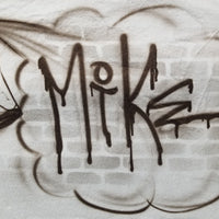 Graffiti Name with Spray can